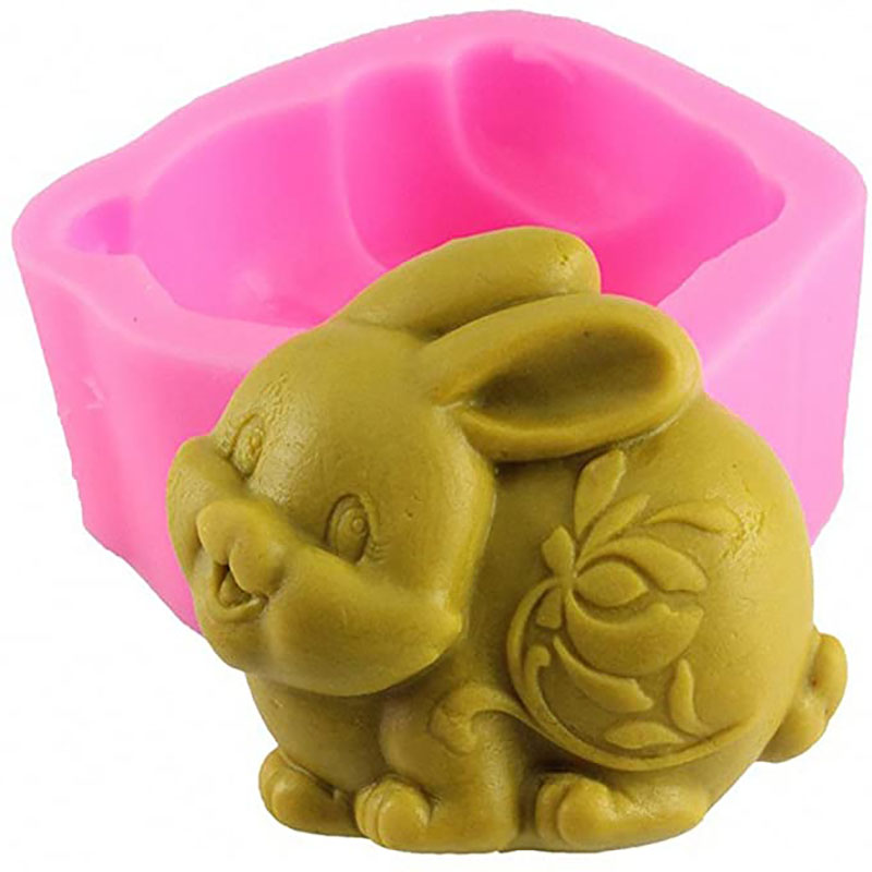Bunny Cake Mold - Molde de sabão de silicone de