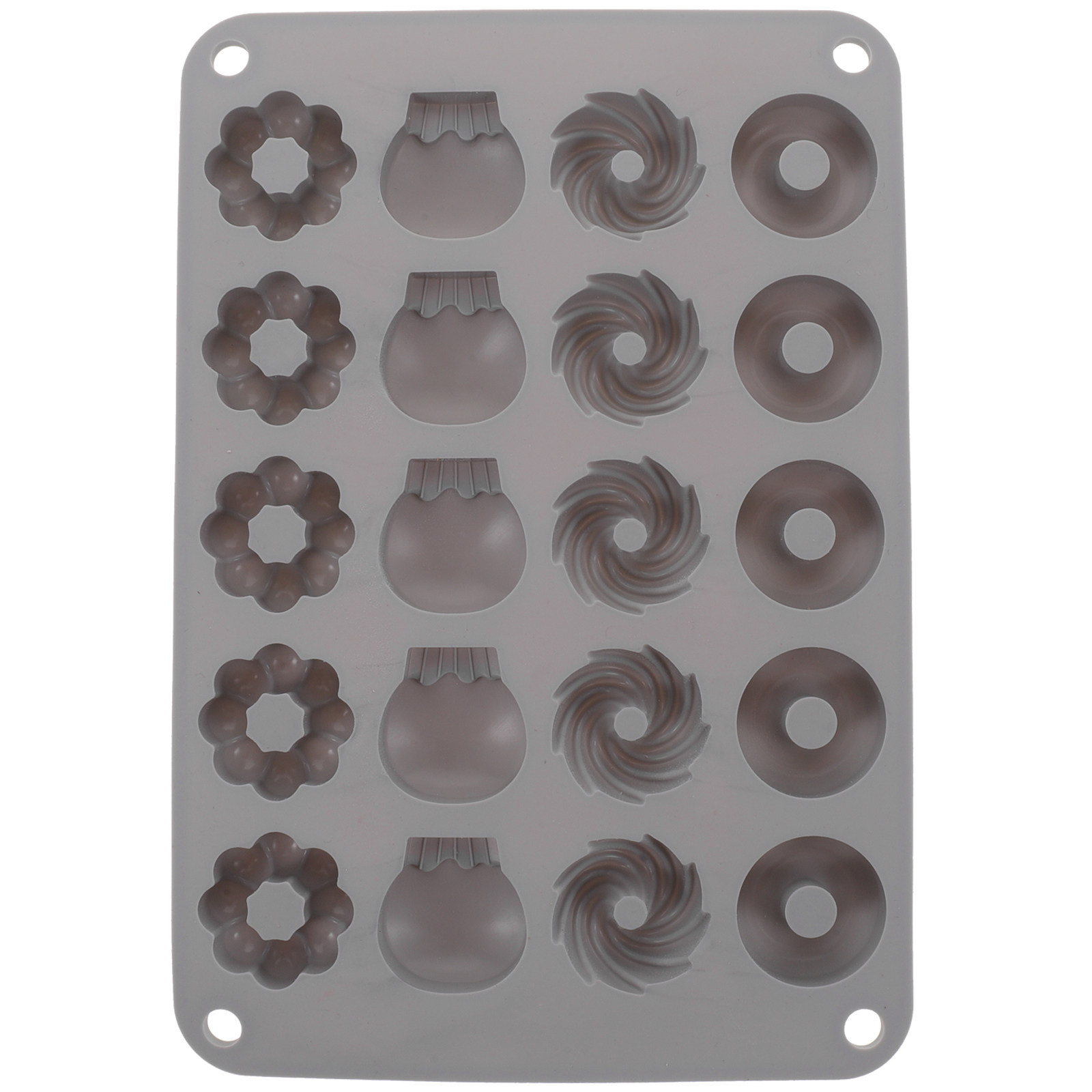 Donut Mold Silicone - Mini molde de silicone para donuts