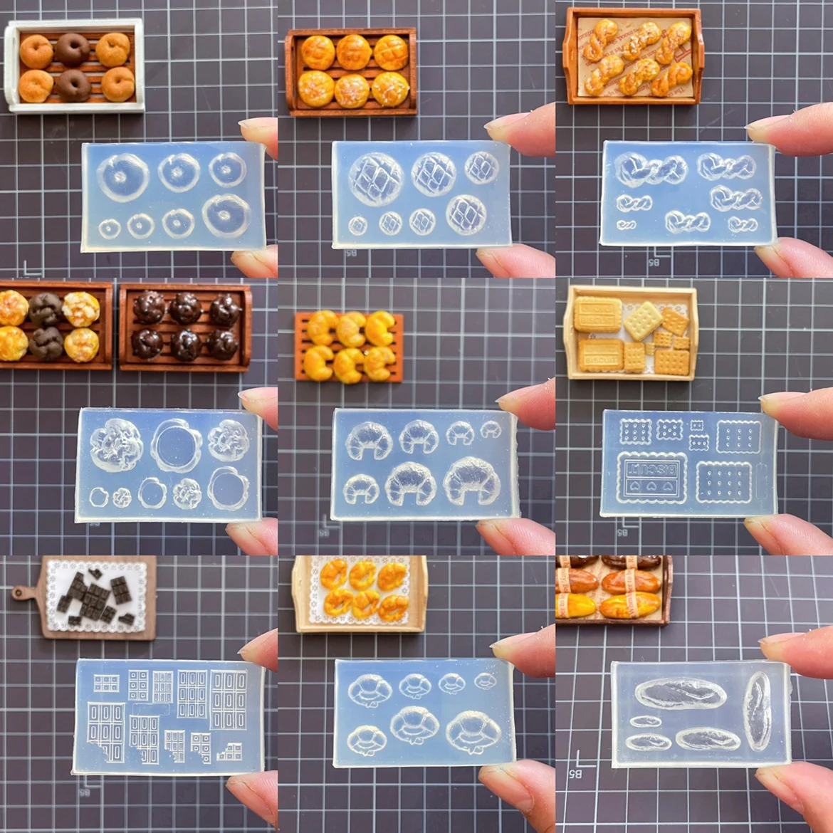 24 Padrões de Moldes de Silico - Donut Mold Silicone avaliação e preço
